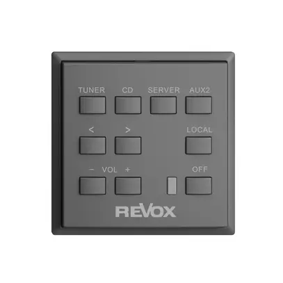 Comando da parete INC Revox EDIZIOdue grigio scuro 
