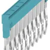 Connessione trasversale WM ZQV 2.5N/10 inserito 10L 5.1mm isolato 24A blu 