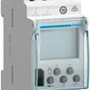 Interrupteur horaire Hager digital hebdo confort 1 canal 1 inverseur 10A 2 UM 