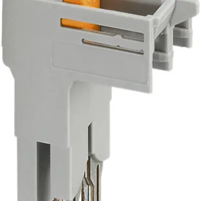 Ponte 2L per morsetto converti-tore di misura separ. grigio/arancione 