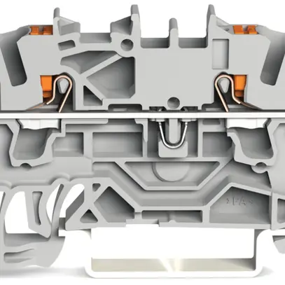 Borne de passage WAGO TopJob-S 2.5mm² 4L gris série 2202 