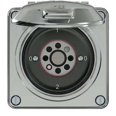 Interruttore a chiave ELEMENT SNAPFIX® 2/1L coperchio 16A 400V 0-1-0-2 all 