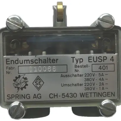 Endschalter Spring EUSP4 grau 
