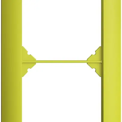 Cadre de recouvrement EDIZIOdue 1×2 lemon 