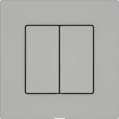 Interruttore a pulsante EDIZIO.liv Wiser SNAPFIX® 2 canali 2 tasti grc 