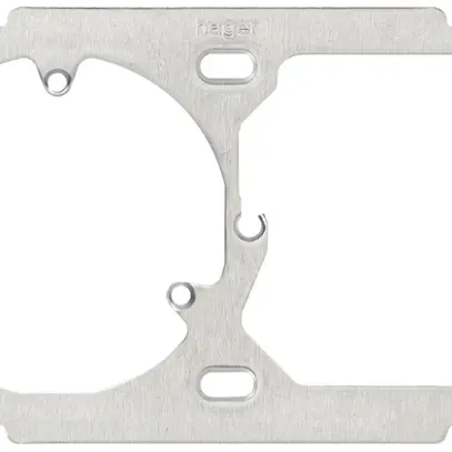 Plaque de fixation HA grd.I-I, horizontale, 77×137mm, 3-points+52mm, aluminium 