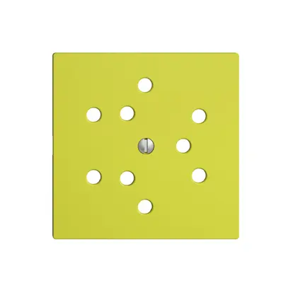 Plaque frontale 3×T12 EDIZIOdue lemon 