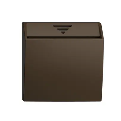 Kit frontal EDIZIOdue coffee 60×60mm p Hotelcard 230VAC 