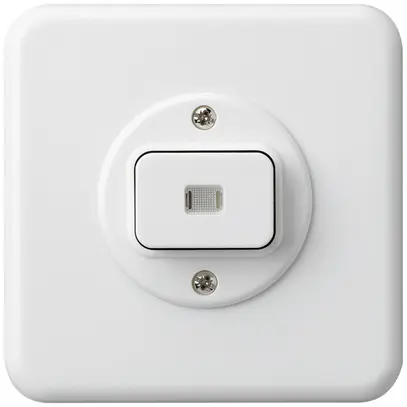 Kit frontale INC basico bianco con lente86×86mm 