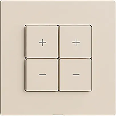 Stazione secondaria per dimmer 2c/4t WLAN Edue Wiser crema 