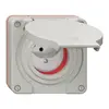 Presa NUP NEVO, 1×T13, IP55 secondo SN 441011, c.guarnizione rossa, grc 