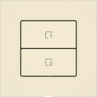 Pulsante scene EDIZIO.liv Wiser SNAPFIX® 2 scene 2 tasti WLAN cr 