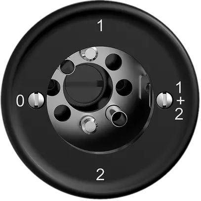 Interruttore rotativo STANDARDdue SNAPFIX® commut.serie 1/1L s.cilindro ne 