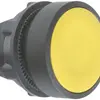 Pulsante Schneider Electric piatto giallo 