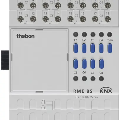 Actionneur-commutateur AMD Mix 2 RME 8 S KNX Theben 