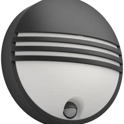 Applique LED Yarrow PIR 6W 2700K 600lm IP44 nero 