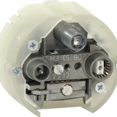 Presa d'antenna SAT/TV/R DB53K isolata con raccordo SAT-F 