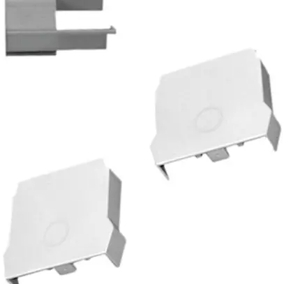 Copertura finale DUS®IP20 per barra profilata, bianco 