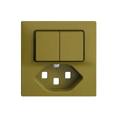 Kit frontale EDIZIOdue olive 60×60mm T23 