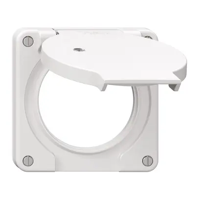 Couvercle avec clapet NEVO Ø60mm pour prise 3-fois lum. bc (joint bc) 