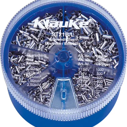 Capocorda Klauke ST21B scatola assortim.DIN 3000pezz. 