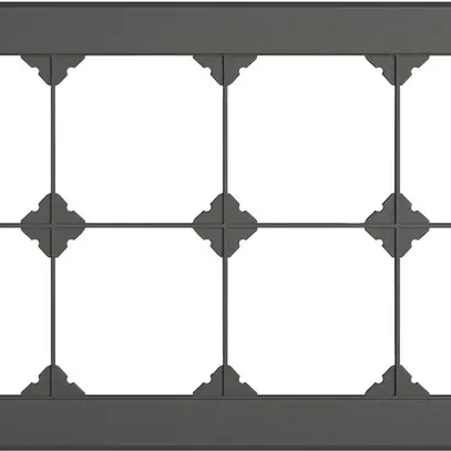 En-tête ENC EDIZIO.liv SNAPFIX® 2×4 pour combinaisons au choix gris foncé 