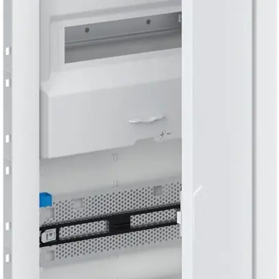 Tableau de distribution ENC ABB 24UM avec plaque perforée et porte ventilée 