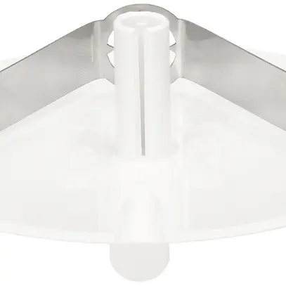 Rosace de plafond MH clips à ressort+entrée enfichable Ø98×9mm blanc 
