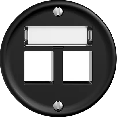 Kit de montage Sdue, sortie droite pour 2×Keystone noir 