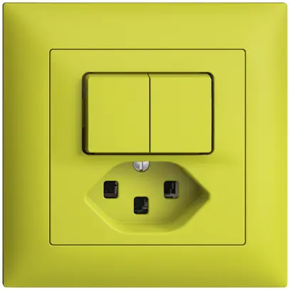 Combinaison ENC A-R+3/1L+T23 lemon 16A EDIZIOdue 