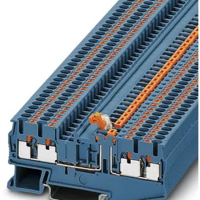 Morsetto con sezio.0.14…4 mm² blu Push-in.PT 2.5-QUATTRO-MT BU 