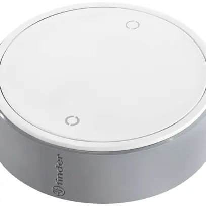 Telecomando RF YESLY, 2-canale, bluetooth, senza batterie, tondo, bianco/grigio 