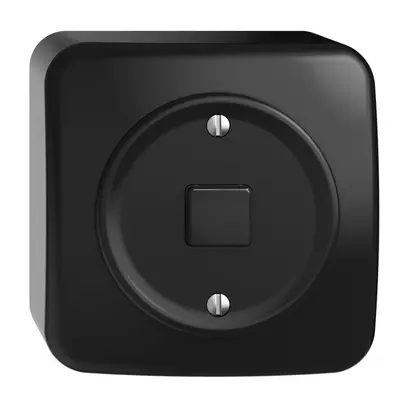 Interrupteur AP 1K/1T WLAN Sdue Wiser noir 