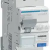 FI/LS-Schalter Hager RCBO QC 2P 230V Char.C 13A 0.03A Typ A 6kA 2TE 