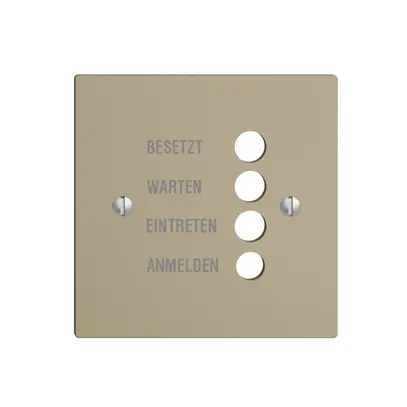 Plaque frontale EDIZIOdue sand allemand 