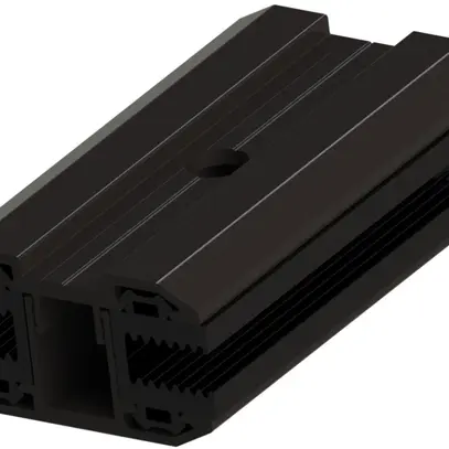 K2 Morsetto centrale per laminato Click 5.0 anodizzato nero 