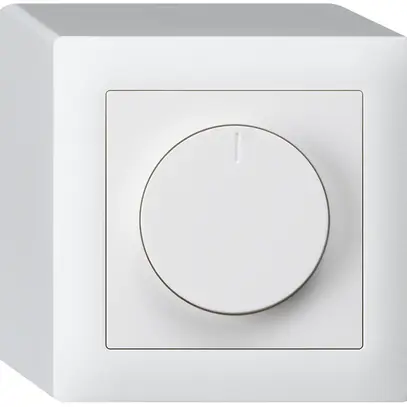 Variatore rotativo stazione secondaria AP Hager kallysto bianco 