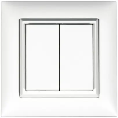 Pulsante RF AP ALADIN EnOcean EDIZIOdue, 2-volte, bianco 
