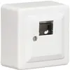 Scatola AP 60×60 per 1×RJ45 bianco R&M swissline, p=33mm 