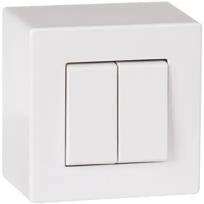 Contact à bascule AP ATO 6A 250V blanc grd.I 