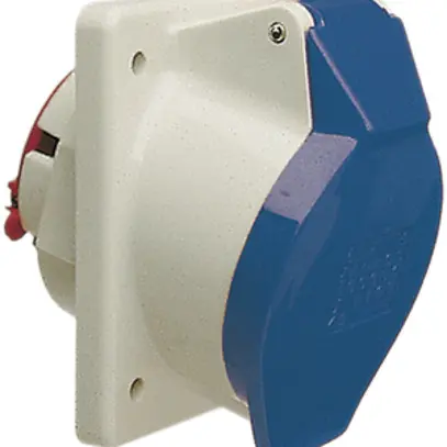 Presa INS CEEtyp 3L 32A 6h 230V, obliquo 