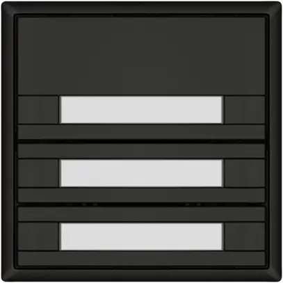 Poussoir KNX RGB EDIZIO.liv SNAPFIX® capteur temp.s.LED étiqu.6× comm.1T no 