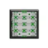 Frontplatte EDIZIOdue universal 1…8 Tasten schwarz ohne LED 