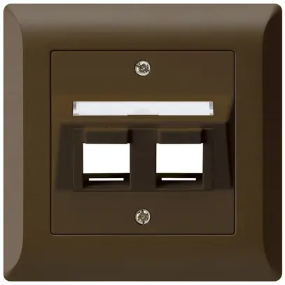 Kit de montage ENC kallysto.line 2×Keystone brun 