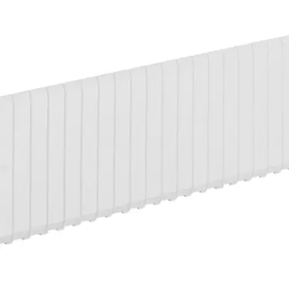 Striscia di copertura Hager vector 18 moduli 328×54mm grigio 