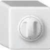 Interruttore rotativo AP basico 3/1L bianco con manopola 