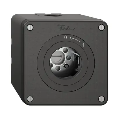 Contact pivotant NAPU NEVO, sans cylindre, KS, 0<-1, noir 