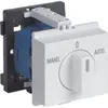 REG-Drehschalter K&N, 20A/690V 2/1L, Griff hgu, "MANU.-0-AUTO." 