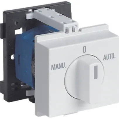 Inter.rotatif AMD K&N, 20A/690V 2/1L, manette grc, "MANU.-0-AUTO." 