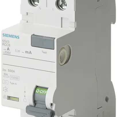 Interrupteur différentiel Siemens SENTRON 1LN 300mA/63A typeA, N gauche 